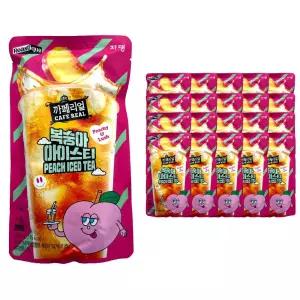 쟈뎅 까페리얼 복숭아 아이스티 230ml x 20개