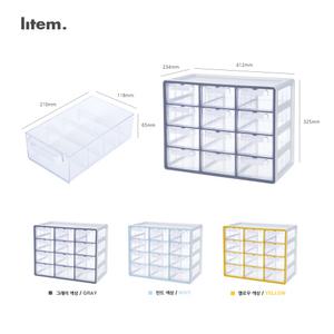 시스맥스 UP 시스템 멀티박스 대형 12단 레고/부품/비즈/소품 정리함