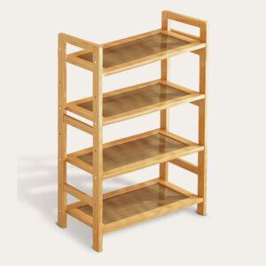 다용도 수납선반 원목 나무 조립 정리대 3단 4단 5단