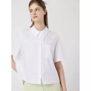 [CC콜렉트](강남점)[씨씨콜렉트] 레이스 블록 오버핏 코튼 셔츠_C252MSC049