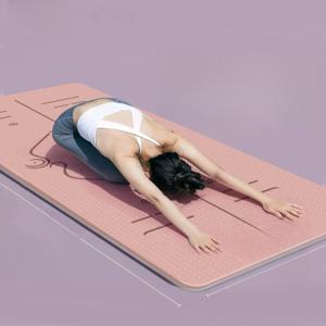 친환경 요가매트 안밀리는 두꺼운 tpe 와이드형 프리미엄 헬스 매트 요거 이든앤저스티스