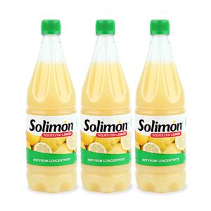 솔리몬 스퀴즈드 레몬즙 1000ml X 3병 NFC 비농축 레몬수 원액