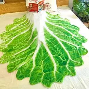 고품질 겨울담요 웃긴선물 120cm 쇼파블랭킷 휴대용 배추이불 커스텀담요 밍크담요이불 WFG1TFL