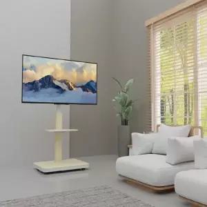 카멜마운트 ESB70 이동형 전동식 스마트 리모컨 높이 조절 TV 티비 스탠드(W)