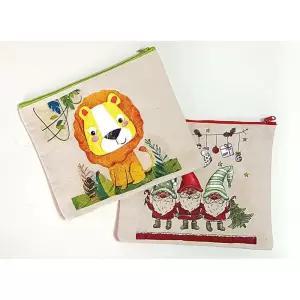 10p 초등 돌봄교실 예쁜 냅킨그림 지퍼 파우치 가방 만들기 어린이놀이 신나는