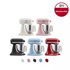 키친에이드 반죽기 4.8L 아티잔 스탠드믹서 195 제빵 휘핑기 머랭 밀가루 베이킹 5KSM195PSW