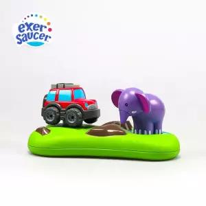 [이븐플로] 엑서쏘서 액세서리 아기코끼리와 빨간자동차