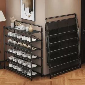 FOOI 신기술 조립불필요 원터치 철제 접이식 신발장 정리대 5시전 당일출고