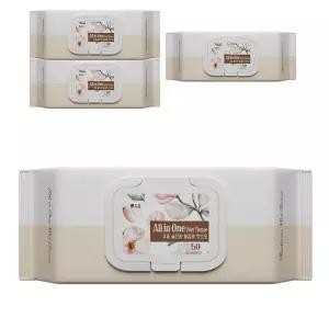 휴홈 올인원 물걸레 청소포 대형 50매 x 4개 (200매)