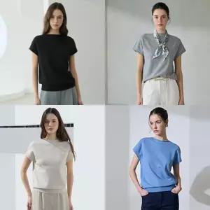 리베레츠 소프트 울캡 소매 니트 4종세트