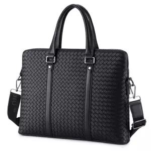 카자리코 남성 노트북가방 서류가방 소프트 가죽 노트PC 정장 숄더백 크로스백 직장인 비지니스 사무용 출근 BV