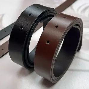 이탈리아 교체용 소가죽 벨트끈 (줄만)/남성/정장띠/가죽띠/남자/허리띠/가죽끈/벨트/가죽벨트/혁대/리필용