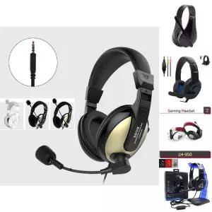 키밍 온라인수업 유선 헤드셋 게이밍 데스크톱 어학용/마이크/콜센터/해드폰/게임/컴퓨터/해드셋/전화/인강