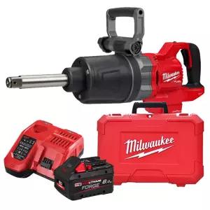 밀워키 M18 ONEFHIWF1D-801C 롱앤빌 하이토크 임팩렌치 18V 8.0Ah 포지 배터리 1개 세트