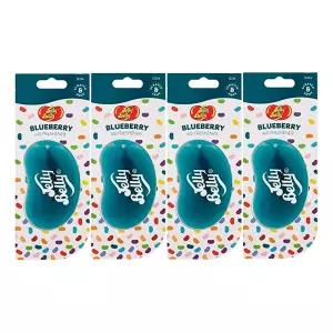 Jelly Belly 차량 방향제 블루 베리 4개