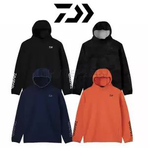 다이와 DAIWA 스트레치 후드 티셔츠 DE-9222 긴팔 라운드 낚시복 상의 선상 갯바위