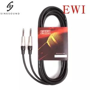 EWI LCTA 인터커넥트 오디오 케이블 55 TRS-55 TRS 단자 3m, 1개