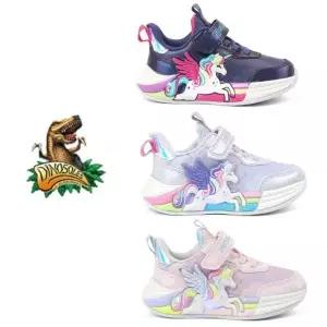 [다이노솔즈](강남점) 25FW 여아 불들어오는 운동화 유니콘 레인보우 DNKCF3TSRB11