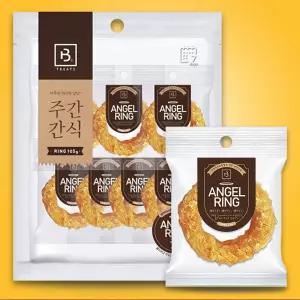 브리더랩 주간 엔젤링 105g (15gx7) - 엔젤링 터키츄 오래먹는 개껌 칠면조 소힘줄