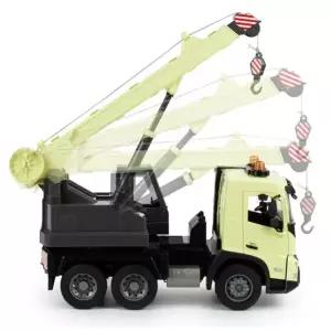 공사장놀이 대형 중장비차 볼보크레인 기중기 트럭 리프팅기능 작동차 생일선물