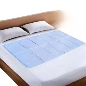 히라카와 쿨매트 쿨젤매트 대형더블 침대 아이스매트 겔 소파 프리미엄 나침 눈송이 다크그린