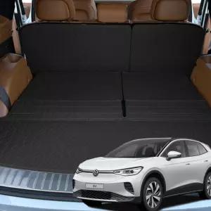 차바라기 폭스바겐 ID4 리노 가죽 트렁크매트 차박매트 트렁크 보호 용품