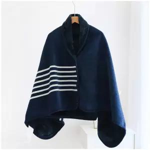 극세사 무릎담요 도톰한두께감 똑딱이단추 사무실 망토 거실 휴대용 캠핑