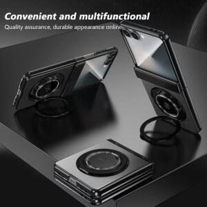 갤럭시 Z 플립 7 FE 6 5 4 3 폰 케이스용 플립7 마그네틱 회전 링 홀더 커버 힌지 보호 필름 DS-Z7