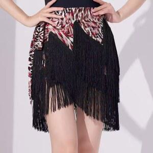 라인댄스스커트 태슬 힙스카프 밸 스포츠 살사 치마 차밍 랩스커트 댄스 묶는