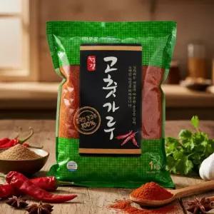 중국산 고춧가루 우공 순한맛 다용도 1kg