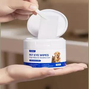 강아지 눈물 자국 지우기 얼룩 지우개 클리너 패드 세정제 100ml
