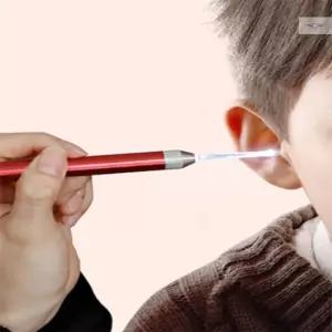 참앤코지 LED 귀이개 레드 귀후비개 어린이귀지청소기