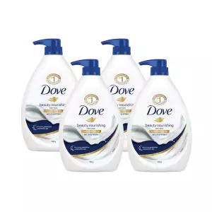 도브 뷰티 너리싱 바디워시 1000g 4개