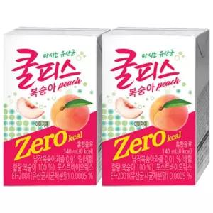 동원 쿨피스 제로 복숭아 140ml x 24팩