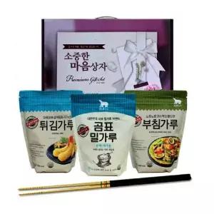 곰표 4종 (젓가락 ) 부침가루 밀가루 튀김가루 젓가락 명절선물 설날선물 1839481 J