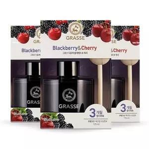 불스원 그라스 디퓨저 블랙베리&체리 105ml x3개