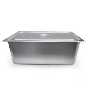 (뚜껑포함) 8인치 식당 바트 주방 풀밧드 업소용 반찬통 밀폐용기 0372 스테인레스 0440 밧트 보관