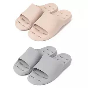 신우 PVC 볼륨 욕실화 1+1 물빠짐 미끄럼방지 화장실 슬리퍼 국산