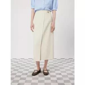 [CC콜렉트](광주신세계)[씨씨콜렉트] 언발란스 랩 스커트 (C253MSD004)