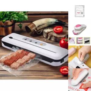 해피락 가정용 진공포장기(더존유선본체) 비닐접착기/휴대용/진공/실링기/비닐/밀봉/포장기/접착기/식품