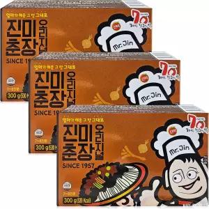 진미식품 진미 춘장 오리지널 300g 3개