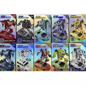 캠핑장 남아완구 변신 미니로봇 휴대용 소형자동차 조카선물 트랜스폼 바퀴장착