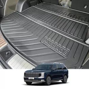 현대 팰리세이드 LX3 트렁크 매트 3D 카본타입 논슬립 방수매트