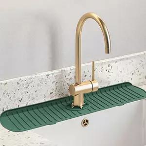 싱크대 세면대 물튀김 물고임 물때 방지 실리콘 패드/수전/주방/욕실/워터가드/매트/수도꼭지/배수구/위생