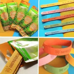 모기퇴치 실리콘 팔찌 천연오일 야외활동 캠핑 등산 낚시 여름용품