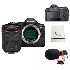 (컴온탑) 캐논 정품 EOS R6 Mark III + RF 24-105mm F4L IS USM KIT (정품/새상품) + 보호필름 + 세무융 & 포토리뷰 마이크