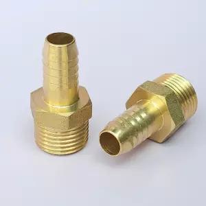 신주 호스 니플 25Ax25A 황동 닛쁠 수도 배관 연결 부속