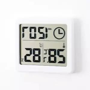 화이트 온습도계 실내온도계 디지털시계 (WFFWPGX)