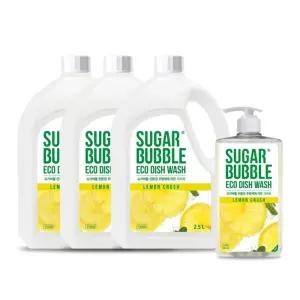 슈가버블 주방세제 940ml + 리필 2.5L x 3통/주방세제리필/씽크대/리필용/싱크대/주방/설거지/세제/그릇
