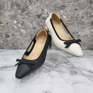 [탠디]여성 수입 X2tv4r2w034 블랙리본 포인트장식 펌프스 4cm MS1022_SH